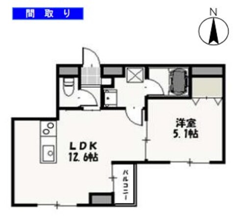 アーバン富田町の物件間取画像